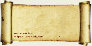 Nadja Župac vizit kartica